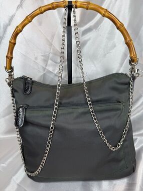 Gucci Bamboo Nylon Purse